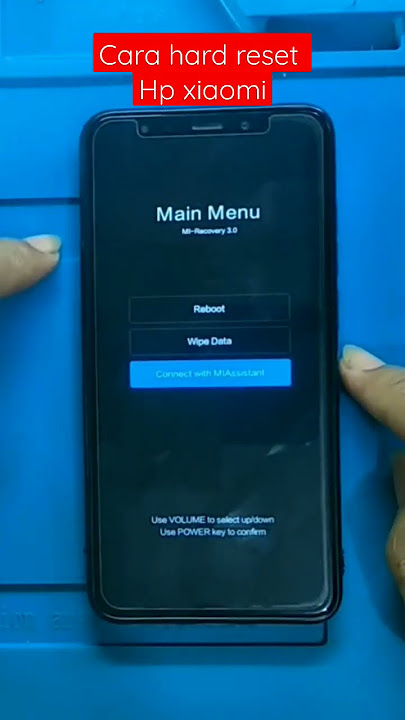 Cara hard reset xiaomi redmi 5 | kembali ke pengaturan pabrik #hardreset #wipedata #recovery