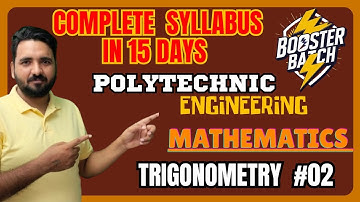 02 Mathematics-I | Syllabus Discussion | Booster Batch | BTEUP 2025