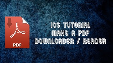 iOS Tutorial Make a PDF Downloader and Reader from scratch in Swift 3 - Part 2