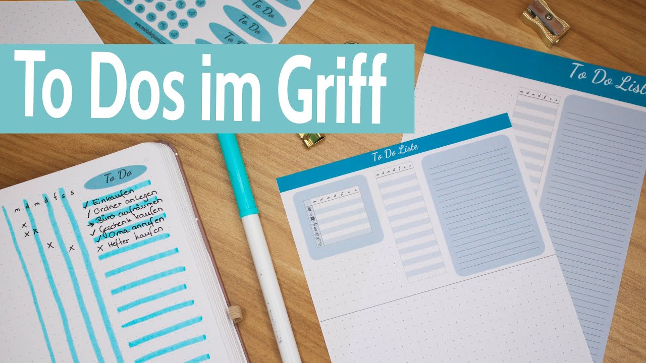Wie Schreibt Man To Do's