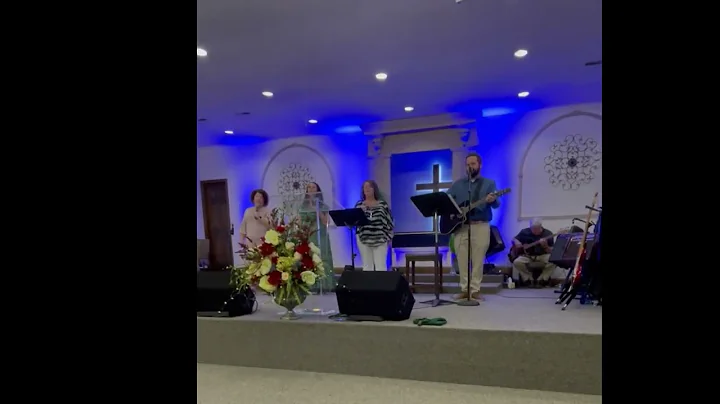Rev. Jared Meredith Prayer with Stanfield Church o...