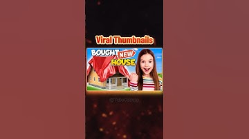 Design  Viral Thumbnails in phone #tubecut #thumbnail #house #viral #tutorial #phone #thumbnailmaker