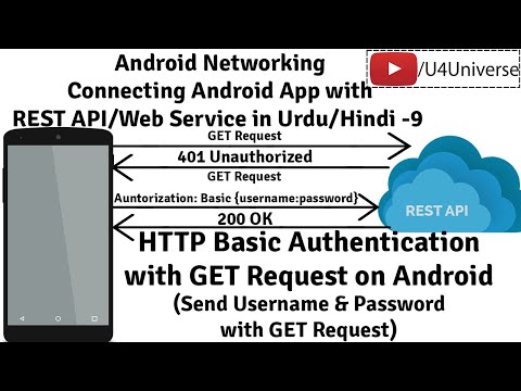Android REST API - 9 | Authenticate REST API with Username & Password, HTTP Basic Auth | U4Universe