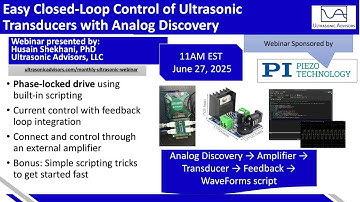 Easy Closed-Loop Control of Ultrasonic Transducers with Analog Discovery