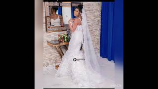 Marichou sublime en robe de mariée