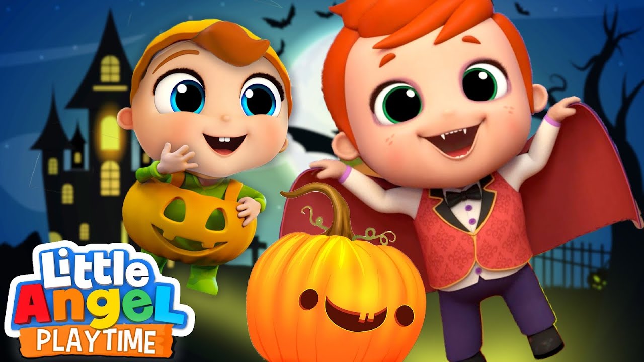 This Is The Way We Trick or Treat! | Fun Sing Along Songs by Little Angel Playtime