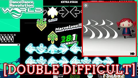 【DDR WORLD】 人マニア[Hito-Mania] / 原口沙輔 [DOUBLE DIFFICULT] 譜面確認 Play