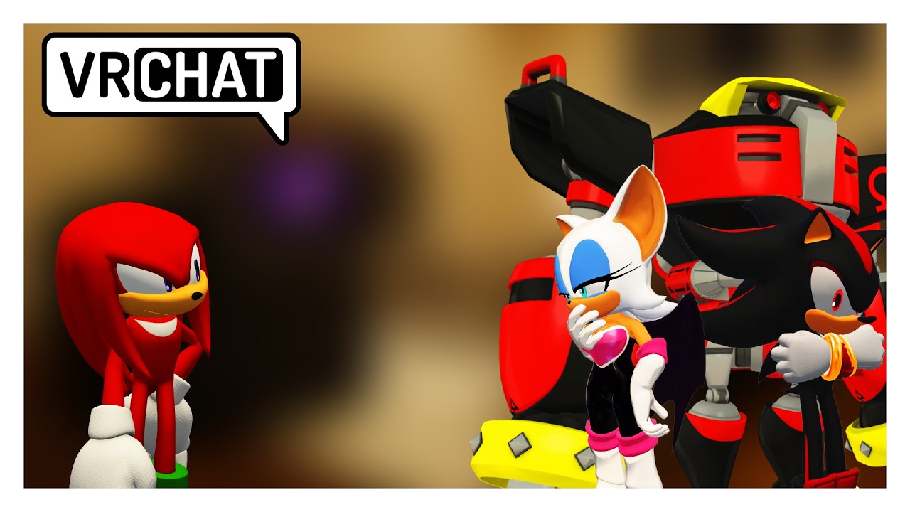 Knuckles meets Team Dark! (VRChat) - YouTube