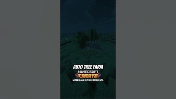 Automatic Tree Farm #automation #minecraft #createmod #youtubeshorts #machine