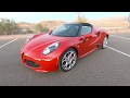 2018 Alfa Romeo 4C Spider - Las Vegas &amp; Valley of Fire