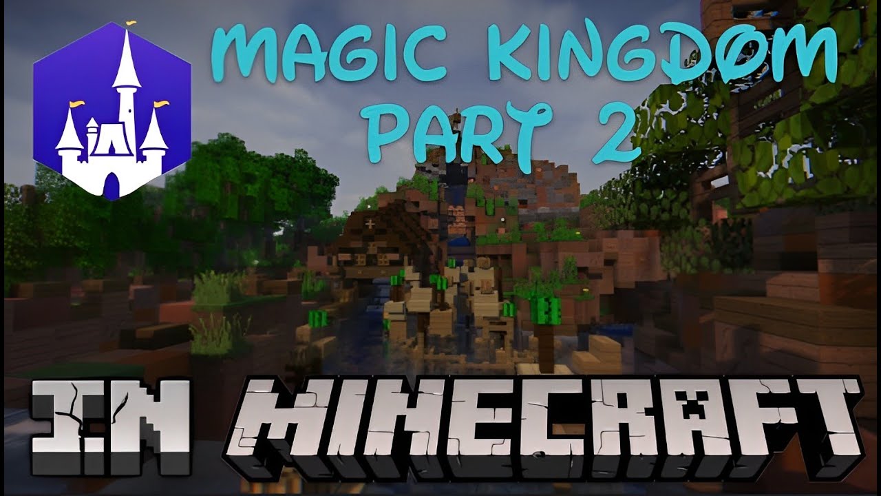 Minecraft Disney World - Magic Kingdom Part 2 (MCParks) - YouTube
