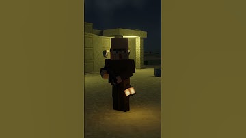 Villagers shooting zombie #minecraft #minecraftanimation #animation #villager #cartoon #Light Hope
