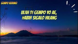 LAGU KERINCI - GEMPO KERINCI