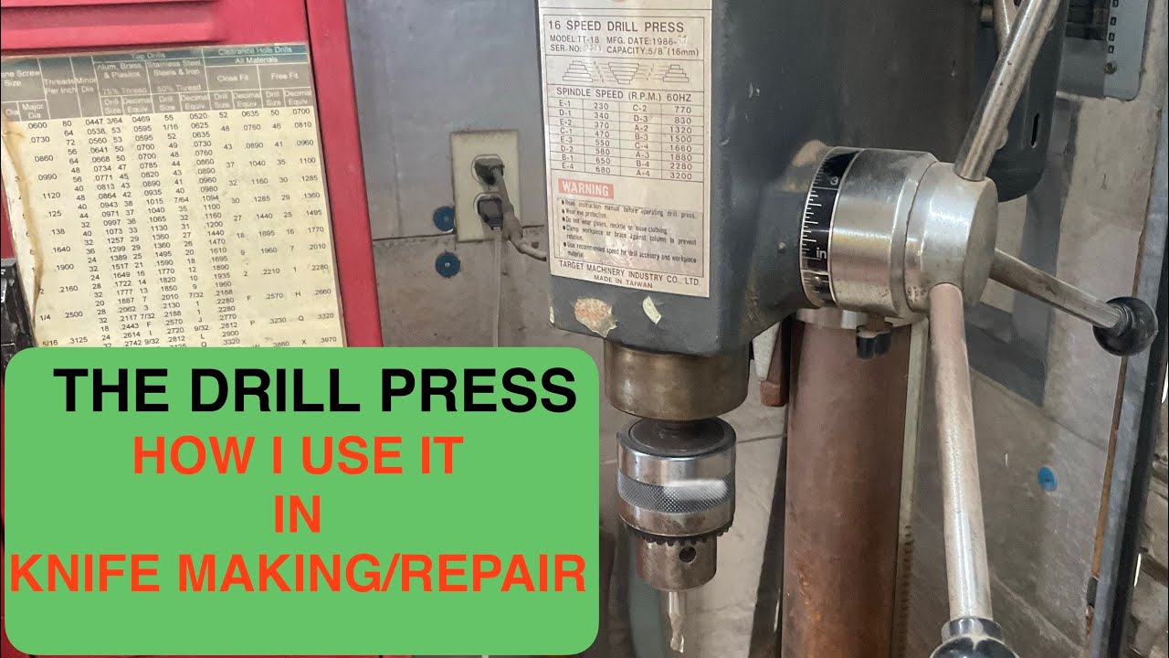 Использование сверлильного станка в ножевой промышленности