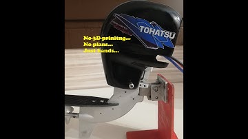 Building a rc outboard cowl from scratch