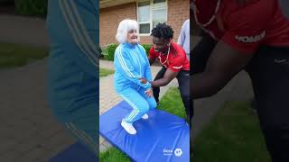 #Ishowspeed teaches the #elderly how to do a #backflip #subscribe #like #funny #old #new #viral #gta