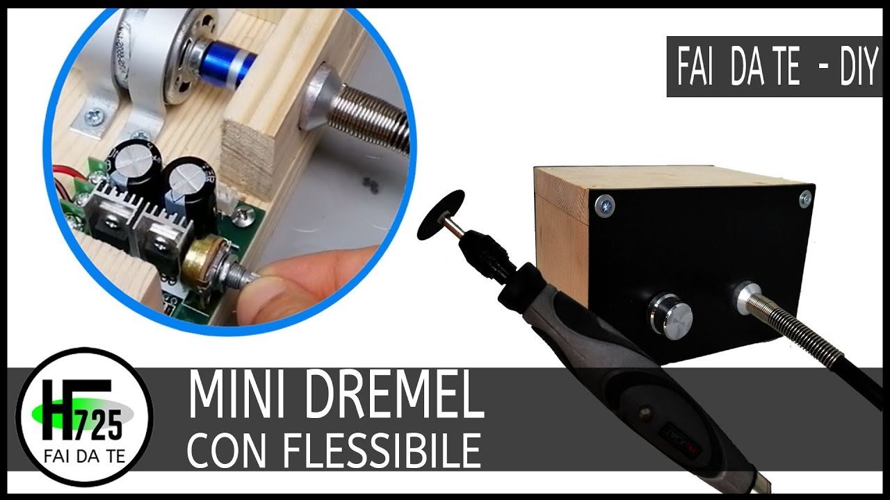 Mini trapano dremel fai da te - How to Make a drill