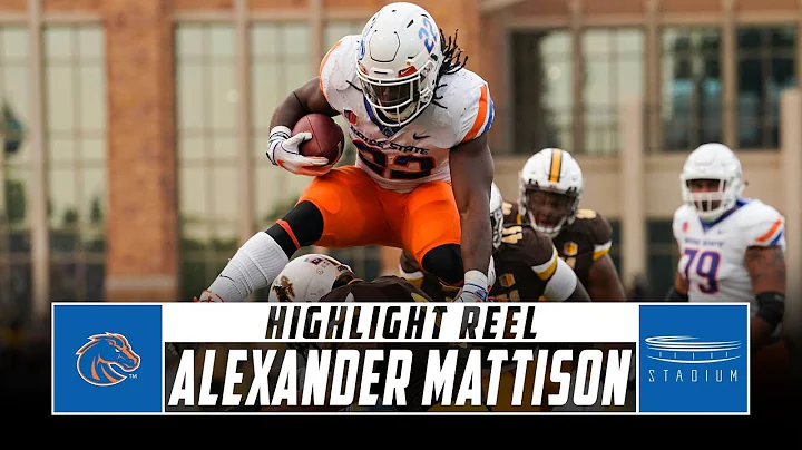 Alexander Mattison Boise State Football Highlights...