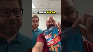 New Cheesy Pizza Chex Mix Remix Review! #shorts #foodreview #snacks