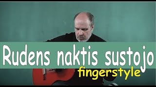 Video thumbnail of "Leon Somov & Jazzu – Rudens naktis sustojo - Fingerstyle guitar cover."