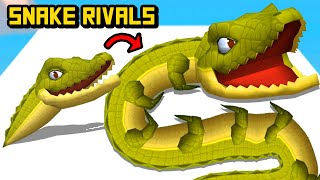 Snake Rivals #7 - งูจระเข้ยักษ์สุดแข็งแกร่ง!!  [ เกมส์มือถือ ]