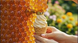 Ice Cream Cone Filling ASMR 🍦✨ | Perfect Creamy Swirls #Shorts