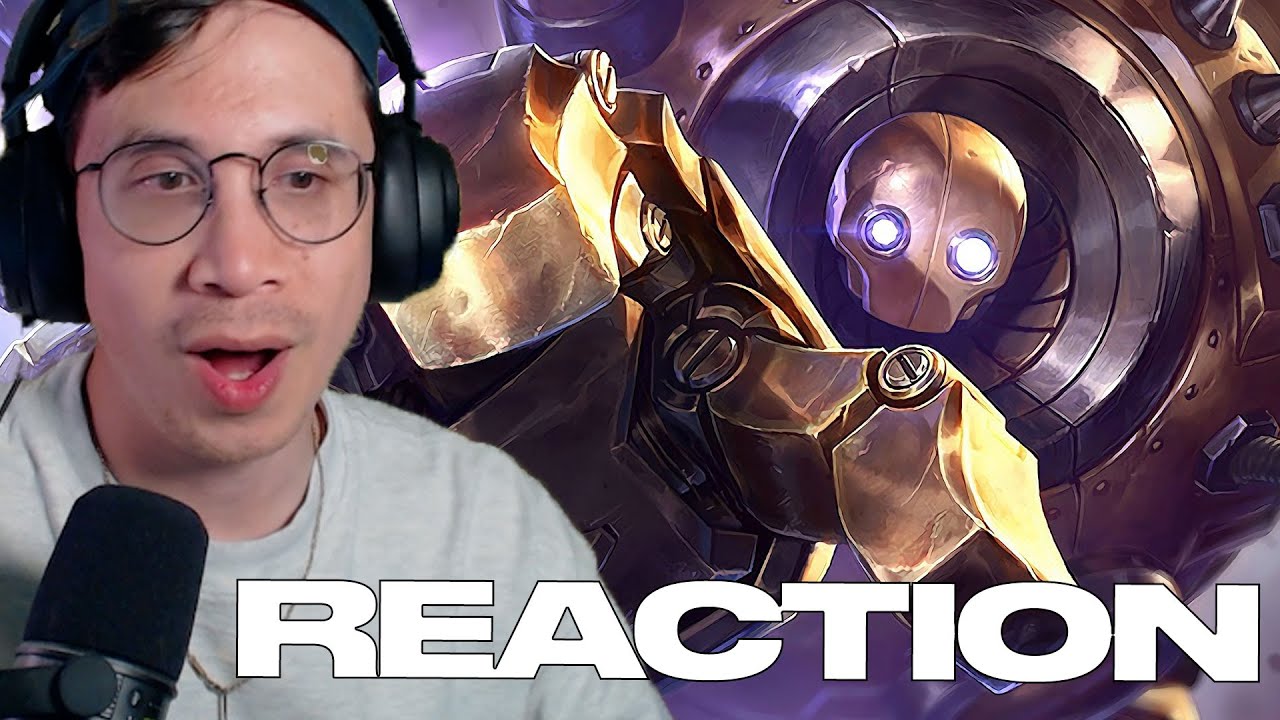 Arcane Fan Reacts to BLITZCRANK (Voice Lines, Biography, & Skins) | League of Legends