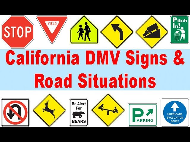 21 California Dmv Signs Road Situations Practice Test 50 Questions Youtube 21 California Dmv Signs Road Situations Practice Test 50 Questions Youtube