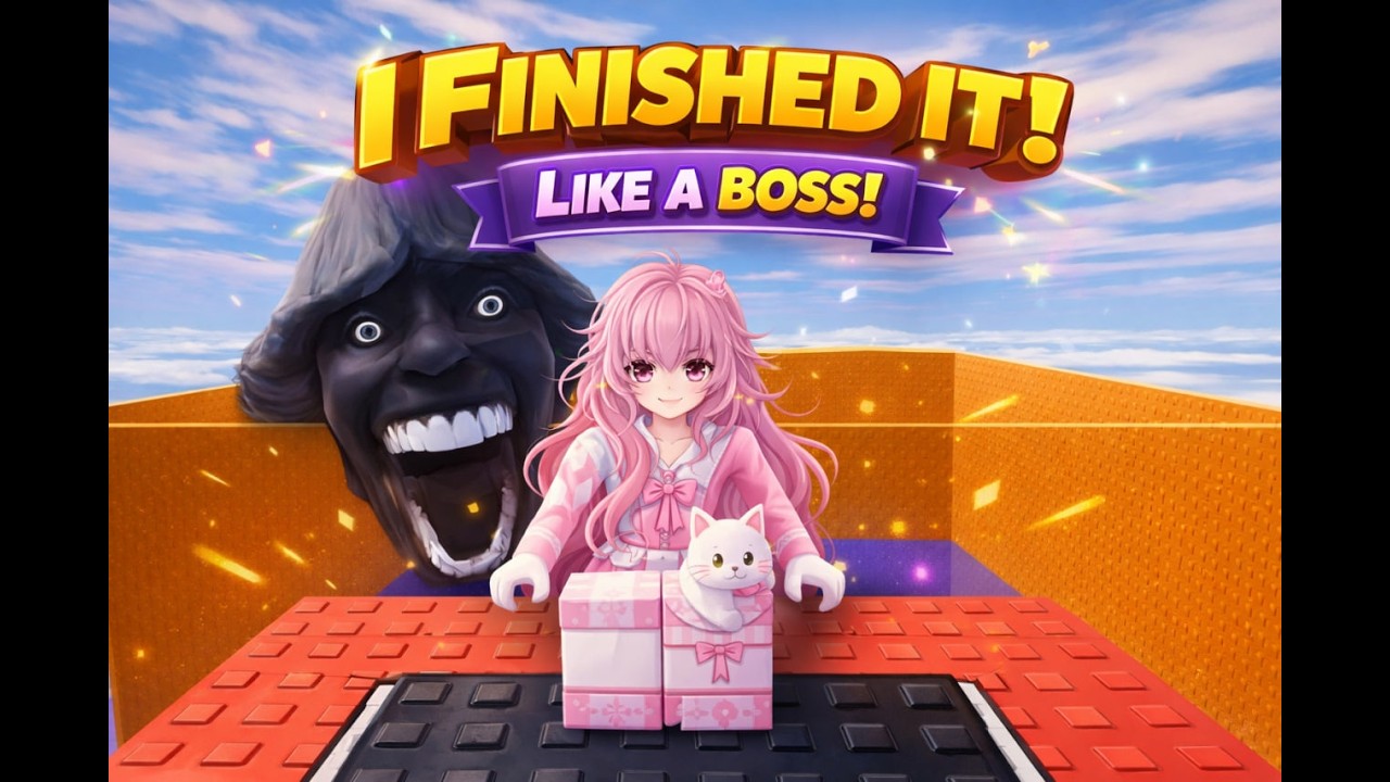 Can I Escape the Giant Monster? Roblox Obby