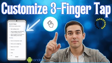 How To Customize Tap with 3 Fingers Gesture in TalkBack - Detailed Tutorial