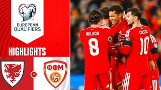 Wales vs Makedonia Utara (7-1) Cuplikan Pertandingan | Kualifikasi Piala Dunia | Wales vs Makedon...