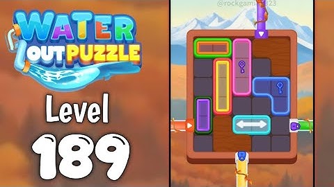 Water Out Puzzle Level 189 Walkthrough
