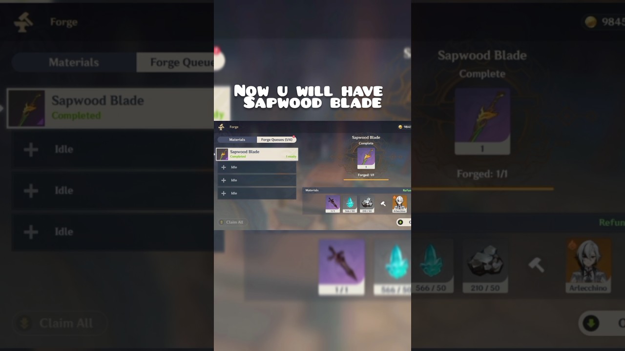 How to get Sapwood blade? 