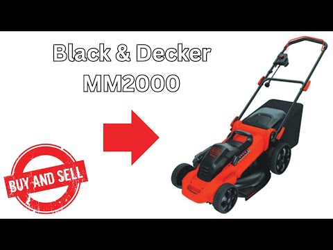 Quick Look at the Black & Decker MM2000 Corded Electric Lawnmower 