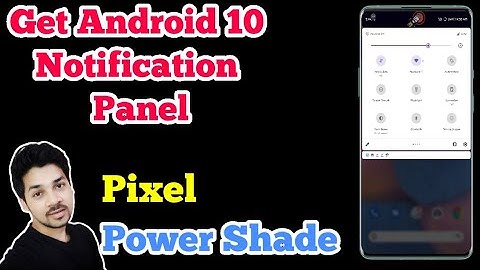 Android 10/11 Notification Panel Any Device || Quick Setting/Power Shade App Tutorial [NO ROOT]