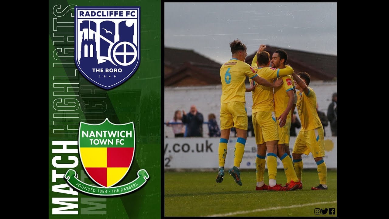 Radcliffe 12 Nantwich Town NPL Prem Div 19.11.22 YouTube