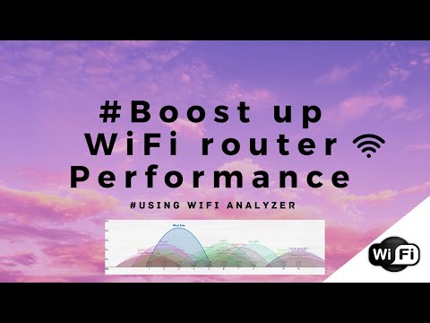 Boost up WiFi router performance by using WiFi analyzer