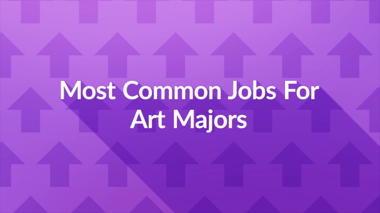 12 Jobs for Art Majors YouTube