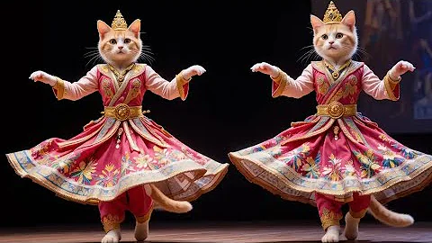Watch the video about Cats Dancing in Thai Traditional Dress – Cutest Cultural Performance Ever!#ThaiCats #FunnyCats #Cute