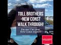 Toll brothers new const walk through