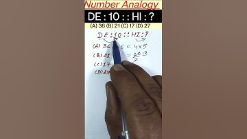 Number Analogy Reasoning Short Tricks | #reasoning short tricks #ssc #ssccgl #sscgd #rrb #rrbntpc