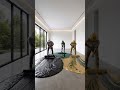 Luxury Emerald Green & Gold Metallic Epoxy Floor | Stunning Bedroom Makeover | Mirror Gloss3D#shorts