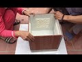 How To Cast Beautiful Flower Pots From Ceramic Tiles, cartons And Sand Cement