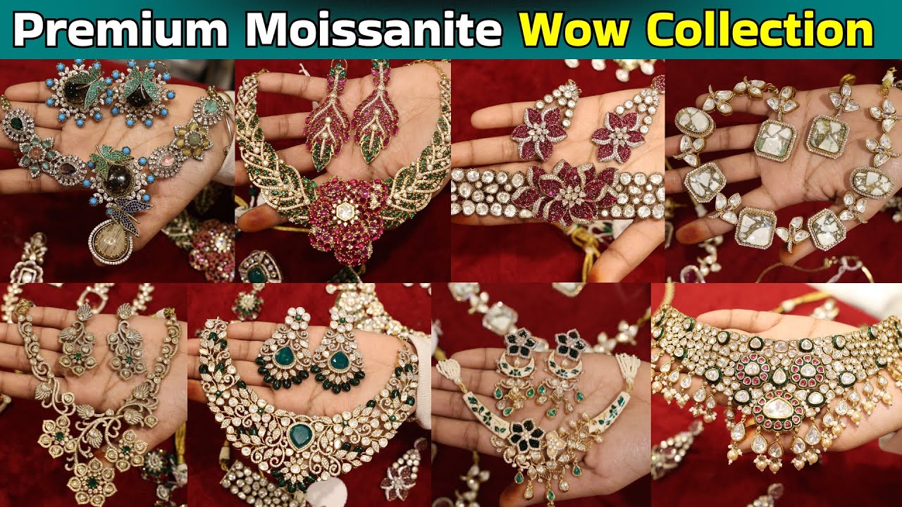 Premium Moissanite Necklace & Hasli Wholesale | Super Quality Collection at Wholesale Price