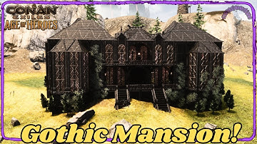 Mansion Base Build - Conan Exiles - NO Mods, Speed Build