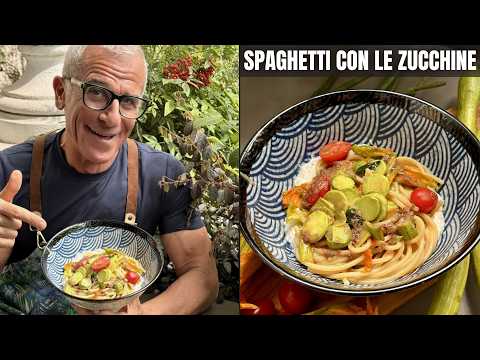 Spaghetti con Zucchine e Ricotta