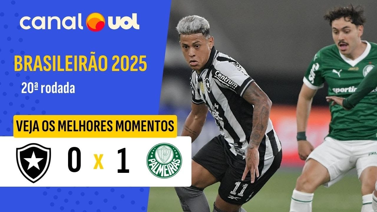 PALMEIRAS É DECISIVO, VENCE O BOTAFOGO E CHEGA NA VICE-LIDERANÇA DO ...