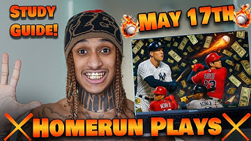 Best HOMERUN picks for May 17th 2025!