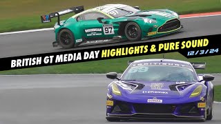 British Gt Media Day Crashespure Sound Donington Park 12324