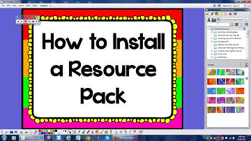 How to Install a Resource Pack in Promethean ActivInspire Software